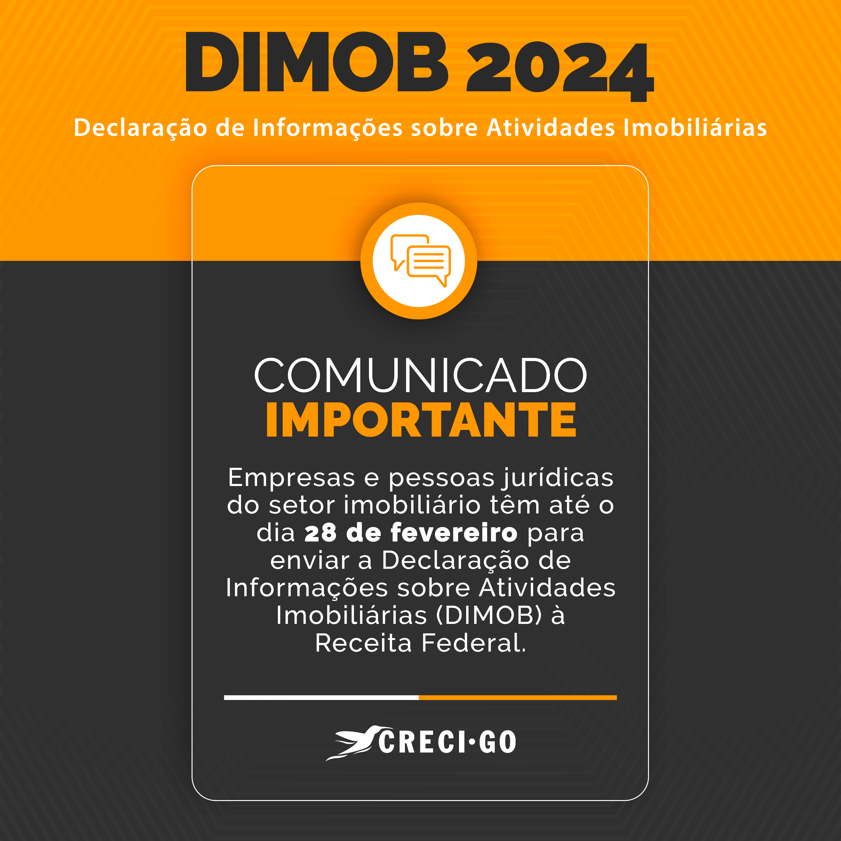 DIMOB 2024: prazo para declaração vai até 28 de fevereiro