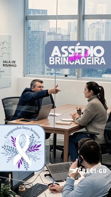 Nem sempre a violência é explícita

Às vezes, ela está no gesto “disfarçado”, na piada, no tom de voz…

E, muitas vezes, no silêncio de quem presencia

Durante a Campanha do Laço Braço mostramos situações que ainda fazem parte da rotina de muitas mulheres.

Situações que não podem ser normalizadas.

O respeito precisa ser um compromisso coletivo.

No ambiente de trabalho, nas relações profissionais e em toda a sociedade.

🎗️ O movimento do Laço Branco nos convida a refletir e, principalmente, a agir.

Promover um ambiente seguro e digno é responsabilidade de todos.

#LaçoBranco #Respeito #ÉticaProfissional #CRECIGO #crecimulher